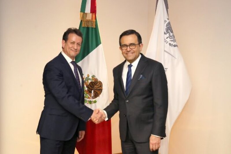 Reunión entre el presidente de México y el presidente de España