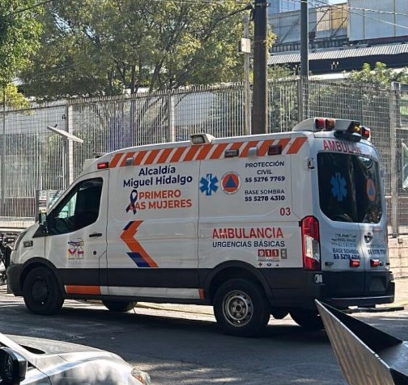 Ambulancia de la alcaldía Miguel Hidalgo