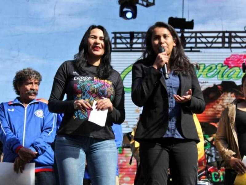 Discurso de la política mexicana Clara Luz Flores Carrales.