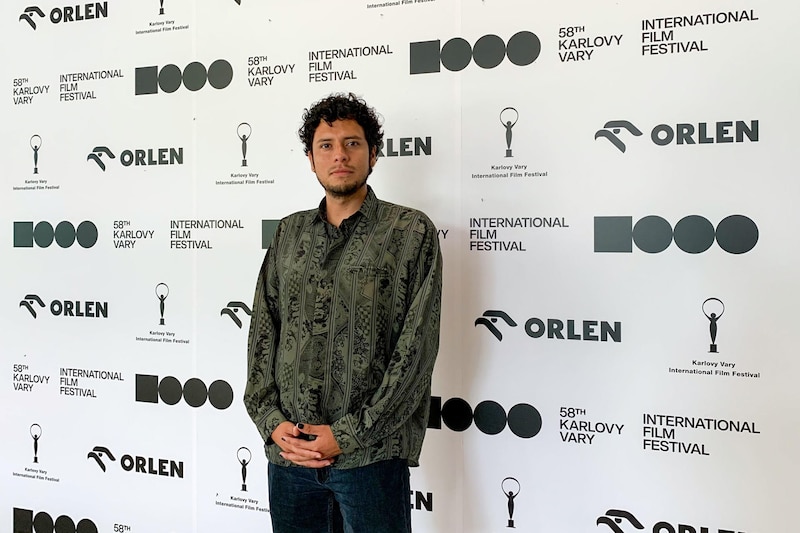 El actor mexicano Gael García Bernal en el Festival Internacional de Cine de Karlovy Vary