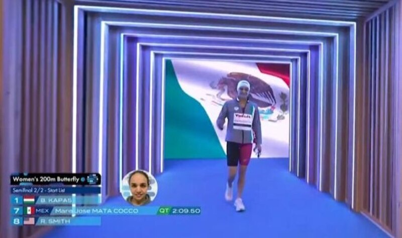 ¡Marajose Mata Cocco, la mexicana que rompió récord en los 200m mariposa!