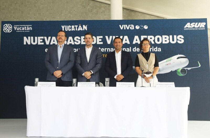 Nueva base de Viva Aerobus en el Aeropuerto Internacional de Mérida