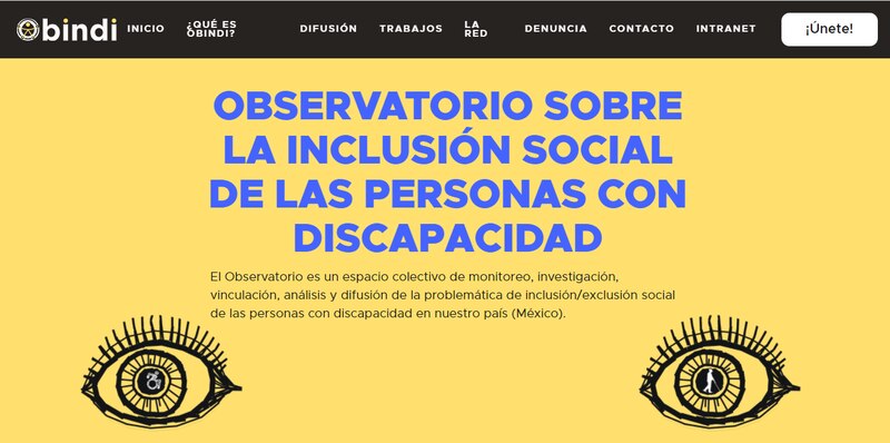 Observatorio sobre la inclusión social de las personas con discapacidad