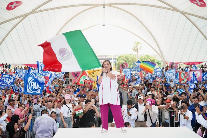 Clausura de campaña de la candidata presidencial de la coalición "Va por México", Alejandra Ríos