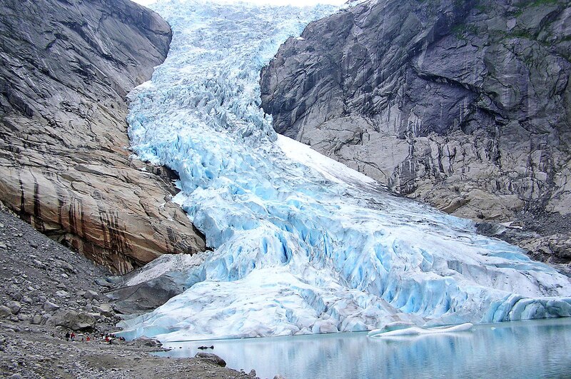 Glaciar en Noruega