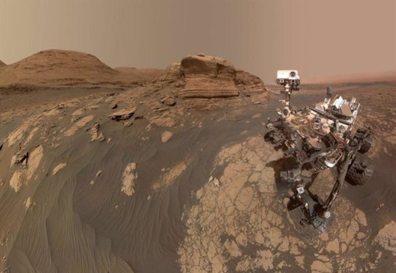 El rover Curiosity de la NASA explora la superficie de Marte