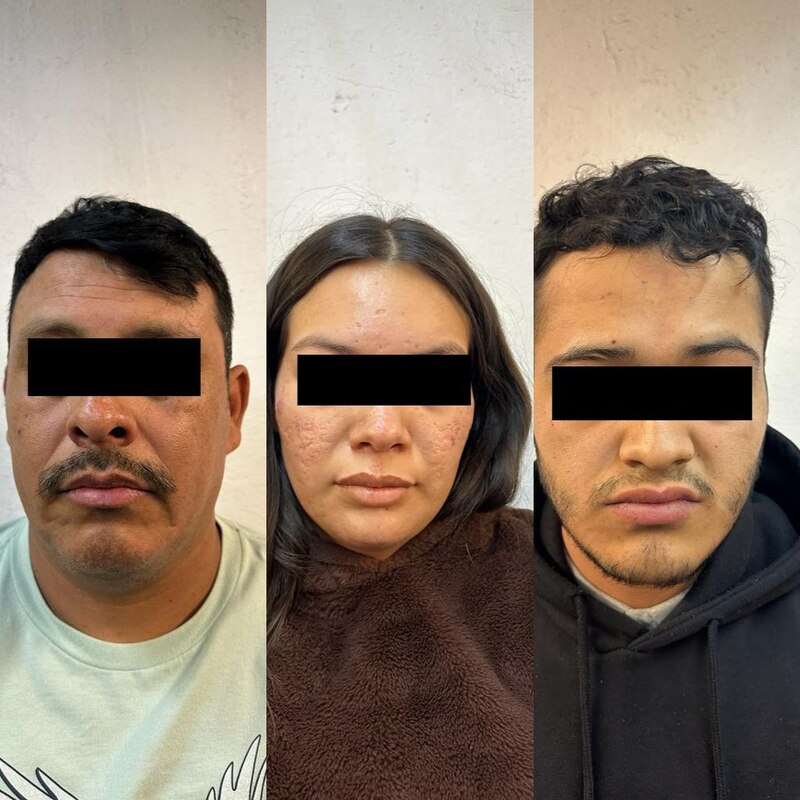 Tres presuntos delincuentes capturados en la Ciudad de México