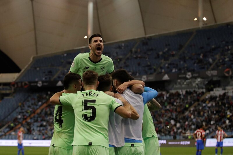 El Valencia celebra el gol de la victoria