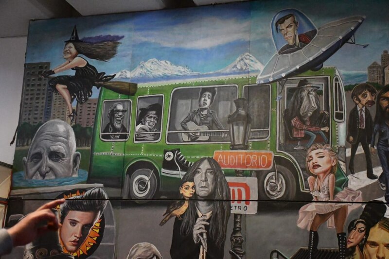 Un mural de arte urbano en la Ciudad de México