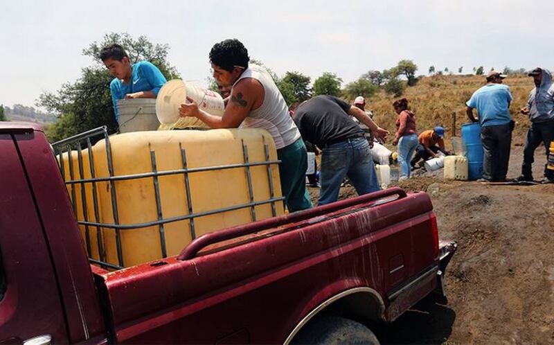 La escasez de agua en México