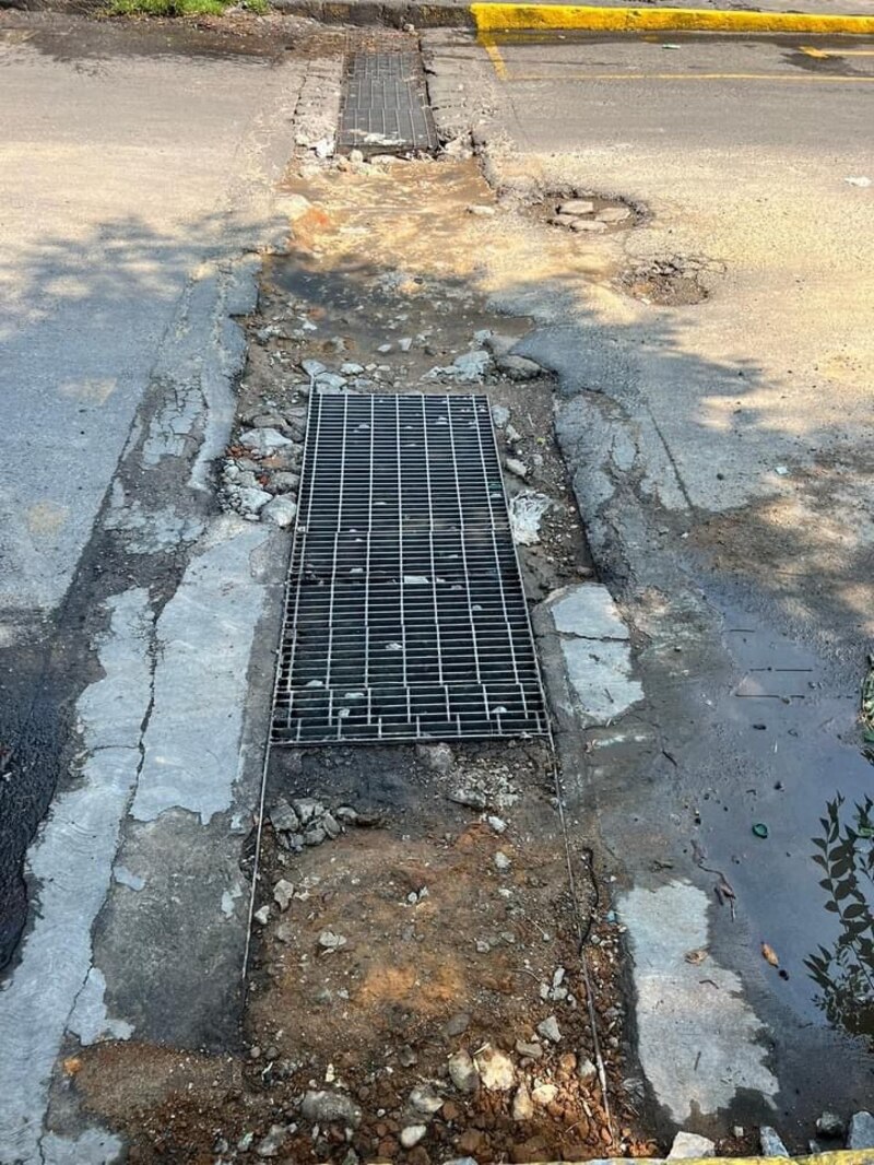 Drenaje pluvial en mal estado