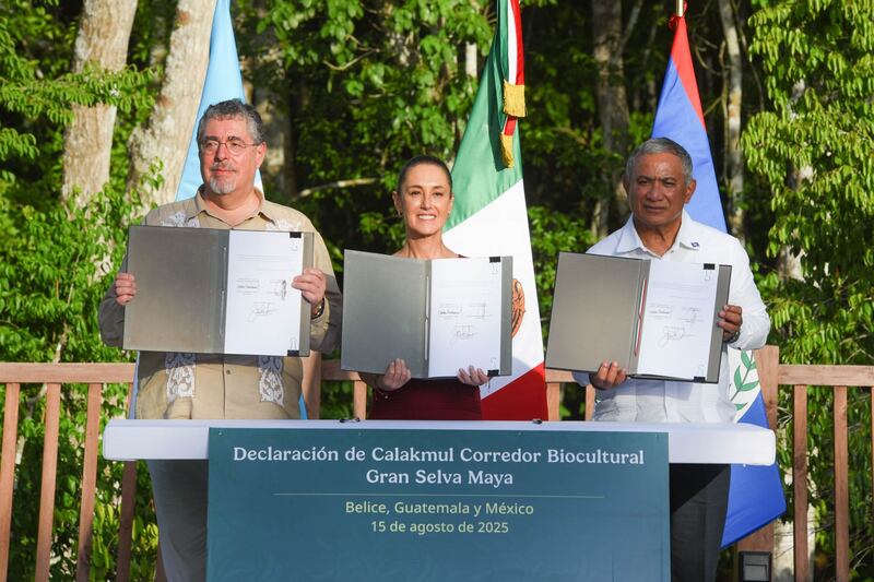 Se firmó la Declaración de Calakmul: Corredor Biocultural Gran Selva Maya.