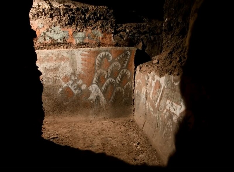 Pinturas rupestres en una cueva