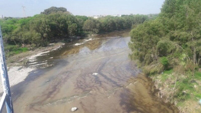 Contaminación del río