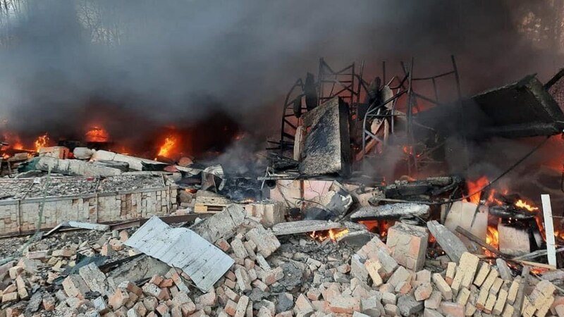 Incendio destruye una casa en Madrid