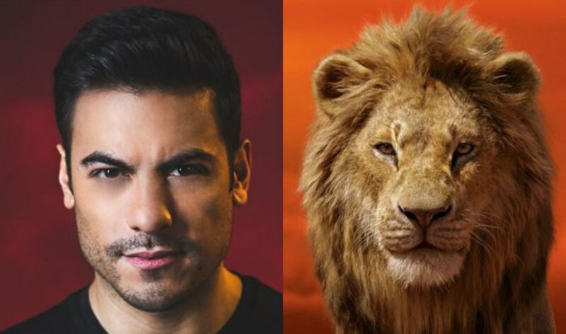Sebastián Yatra y su personaje en live action de El Rey León