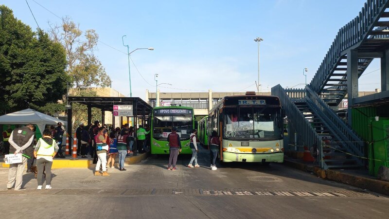 Autobuses urbanos en la Ciudad de México