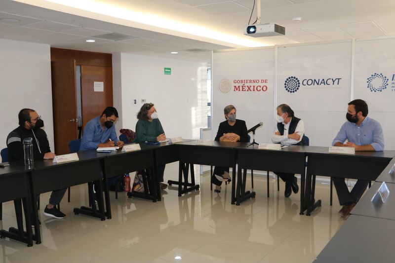 Reunión de trabajo con el Dr. Mauricio Espinosa, Director General del CONACYT