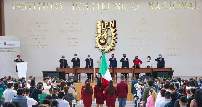 Ceremonia de bienvenida a los nuevos estudiantes del IPN