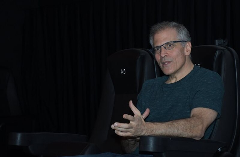 El director de cine Steven Spielberg en una entrevista
