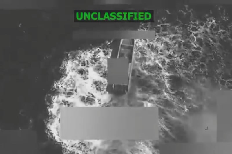 muestra un nuevo ataque contra "un buque" que supuestamente estaba operado por una organización terrorista designada en el Pacífico Oriental y confirman dos presuntos narcotraficantes muertos.