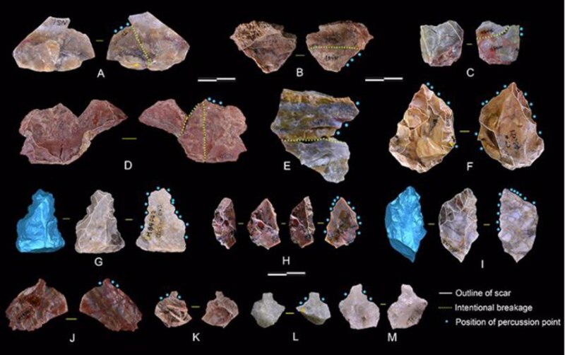 Herramientas de piedra prehistóricas