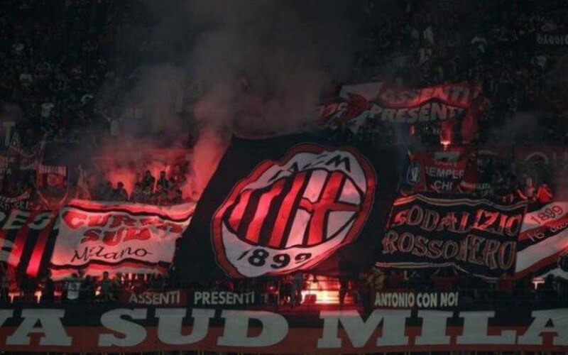 Tifo del Milan