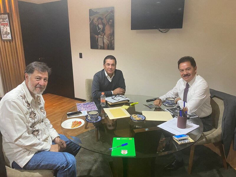 Reunión de trabajo entre el Presidente de la República y el Gobernador del Estado