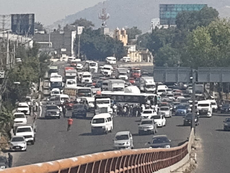 Tráfico vehicular en la Ciudad de México