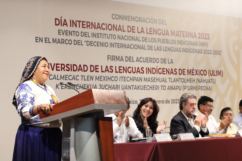 Evento del Instituto Nacional de los Pueblos Indígenas en conmemoración del Día Internacional de la Lengua Materna 2023