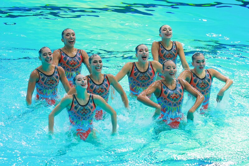 Nadadoras sincronizadas españolas en el Campeonato Mundial de Natación de 2019