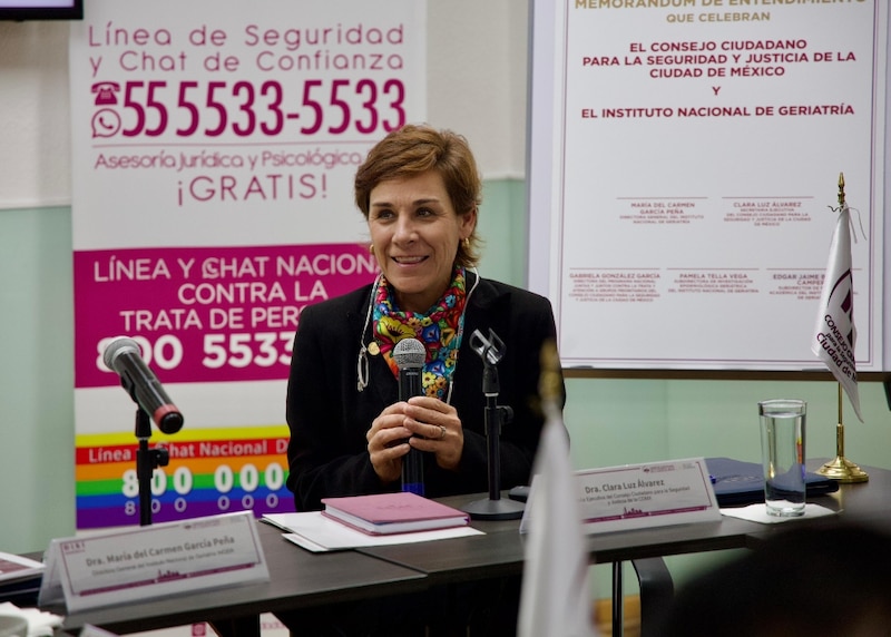 La Dra. Clara Luz Álvarez, Secretaria Ejecutiva del Consejo Ciudadano para la Seguridad y Justicia de la Ciudad de México, y la Dra. María del Carmen García Peña, Directora General del INGER, firmaron un Memorándum de Entendimiento