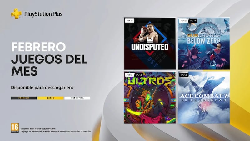Undisputed PS5 juego gratis PS Plus febrero 2026