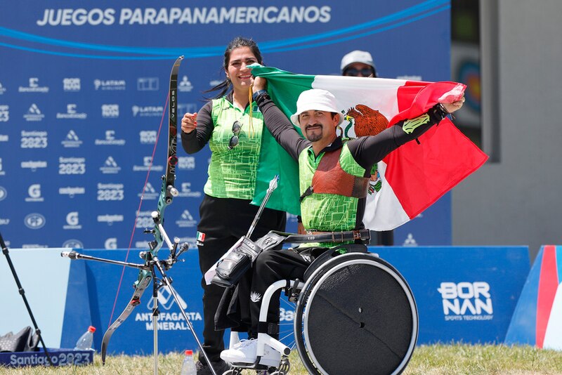 El mexicano Juan Pablo Romero ganó la medalla de oro en tiro con arco en los Juegos Parapanamericanos de Lima 2019.