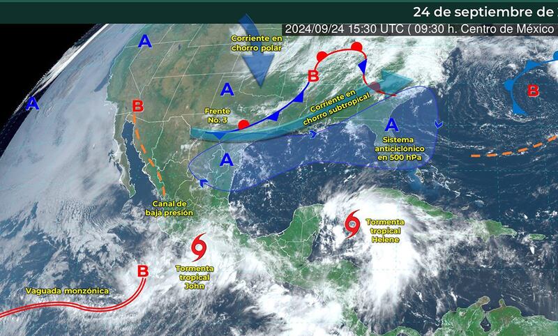 Title: Pronóstico del tiempo para el 24 de septiembre de 2024