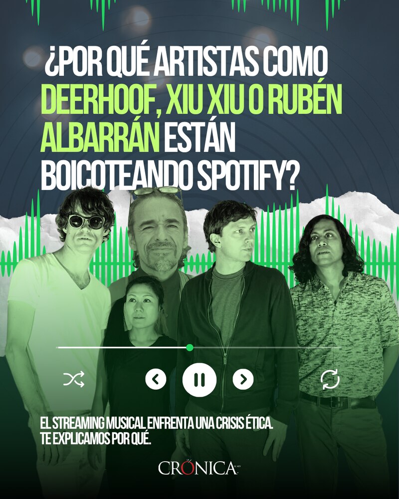Artistas se unen contra boicot a Spotify