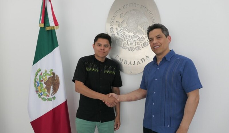 El Embajador de México en Estados Unidos, Esteban Moctezuma Barragán, se reúne con el Presidente de la Cámara de Comercio de Estados Unidos, Thomas Donohue.