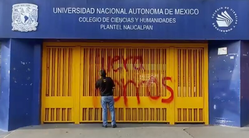 Protesta en la UNAM