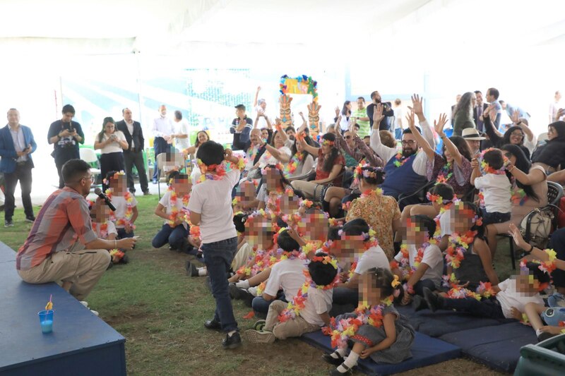 Graduación de los niños de preescolar