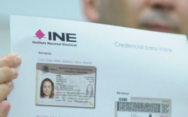 Credencial para votar del INE