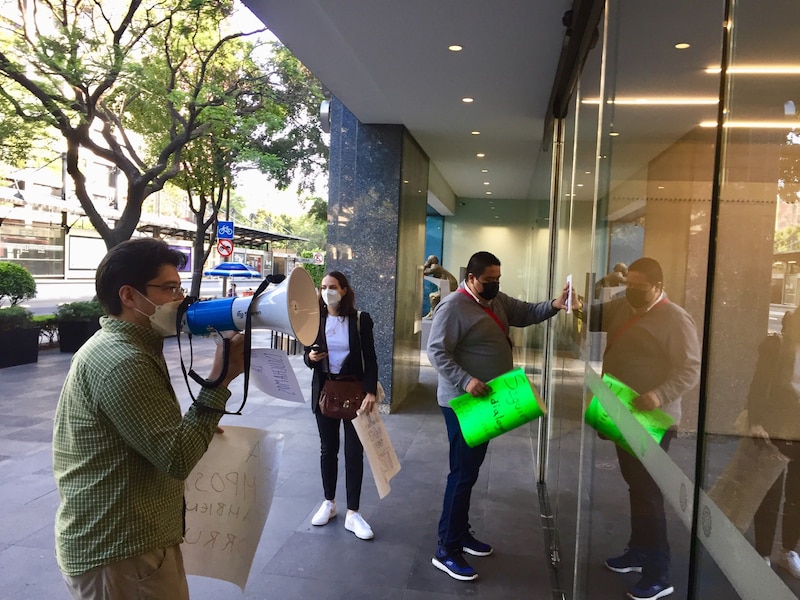 Protesta en la Ciudad de México