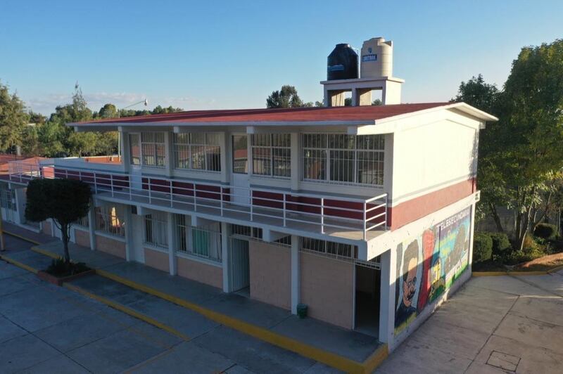 Edificio de la escuela primaria Benito Juárez