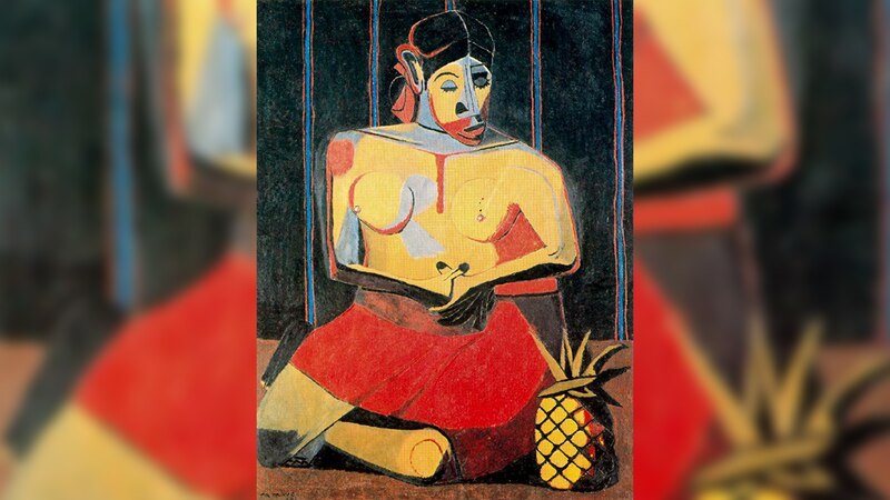 Mujer con Piña