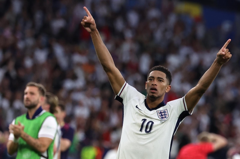 Marcus Rashford celebra su gol ante Croacia