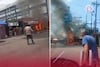 Se desata incendio por explosión de tanque de gas en inmediaciones de la Línea 2 del Cablebús 