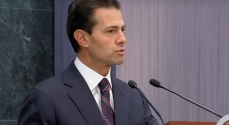 El presidente de México, Enrique Peña Nieto, da un discurso ante la ONU.