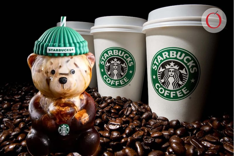Vaso de oso Bearista de Starbucks