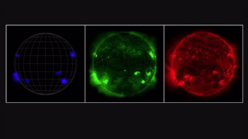 El Sol en diferentes longitudes de onda