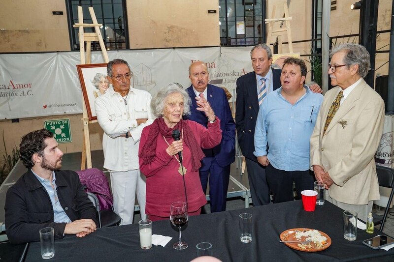 Entrega de la Medalla Bellas Artes a Elena Poniatowska
