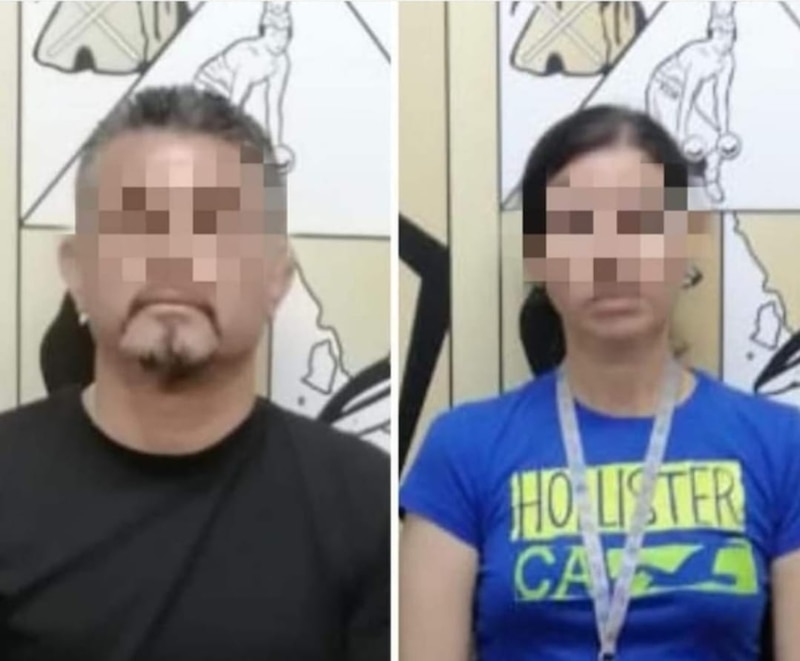 pareja detenida